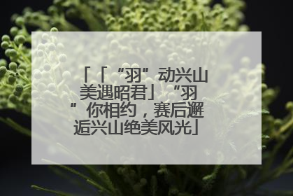 「“羽”动兴山 美遇昭君」“羽”你相约，赛后邂逅兴山绝美风光