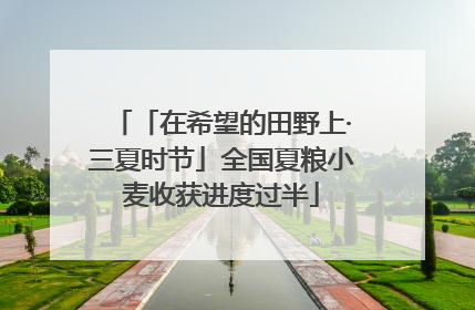 「在希望的田野上·三夏时节」全国夏粮小麦收获进度过半