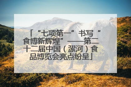 “七项第一”书写“食博新辉煌”——第二十二届中国（漯河）食品博览会亮点纷呈