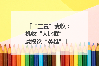 “三夏”麦收：机收“大比武” 减损论“英雄”