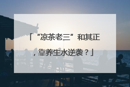 “凉茶老三”和其正，靠养生水逆袭？