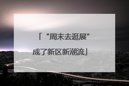 “周末去逛展”成了新区新潮流