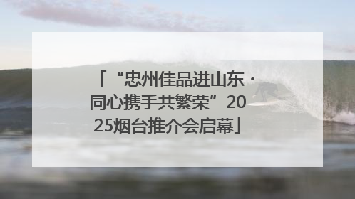 “忠州佳品进山东・同心携手共繁荣”2025烟台推介会启幕