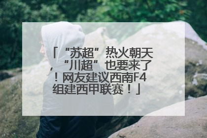 “苏超”热火朝天，“川超”也要来了！网友建议西南F4组建西甲联赛！