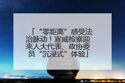 “零距离”感受法治脉动！宣威检察迎来人大代表、政协委员“沉浸式”体验