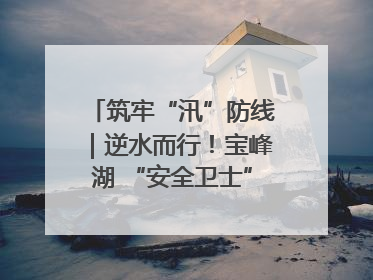 筑牢“汛”防线｜逆水而行！宝峰湖 “安全卫士” 出鞘 防汛应急再添硬核力量