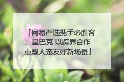 网易严选携手必胜客、星巴克 以跨界合作重塑人宠友好新场景
