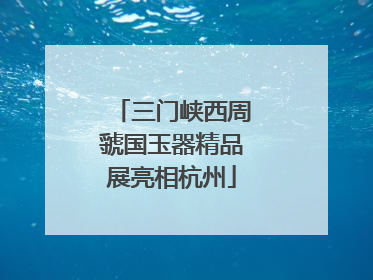 三门峡西周虢国玉器精品展亮相杭州