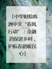 中华财险株洲中支“春风行动”：金融消保进乡村，护航春耕暖民心