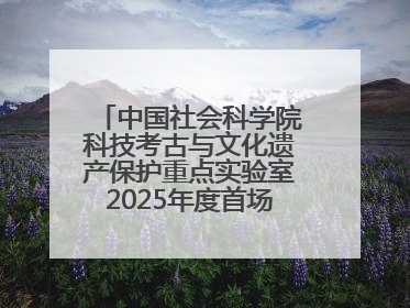 中国社会科学院科技考古与文化遗产保护重点实验室2025年度首场重大成果发布会在京举行