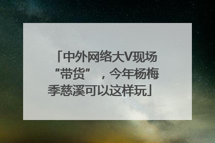 中外网络大V现场“带货”，今年杨梅季慈溪可以这样玩