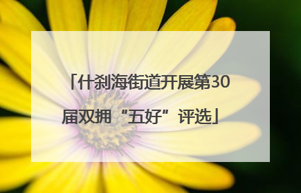 什刹海街道开展第30届双拥“五好”评选