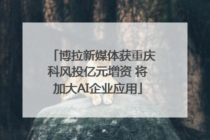 博拉新媒体获重庆科风投亿元增资 将加大AI企业应用