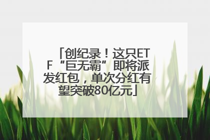 创纪录！这只ETF“巨无霸”即将派发红包，单次分红有望突破80亿元