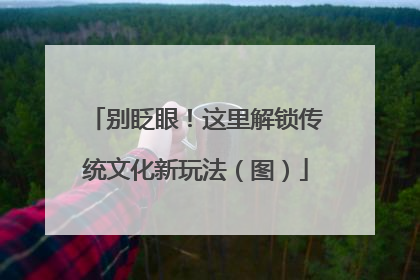 别眨眼！这里解锁传统文化新玩法（图）