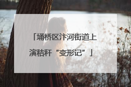 埇桥区汴河街道上演秸秆“变形记”