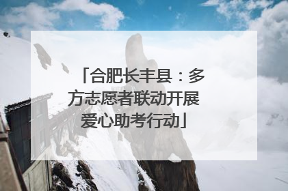 合肥长丰县：多方志愿者联动开展爱心助考行动