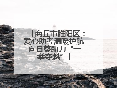 商丘市睢阳区：爱心助考温暖护航 向日葵助力“一举夺魁”