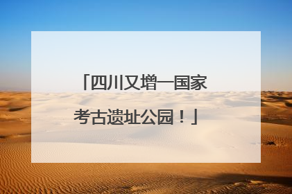 四川又增一国家考古遗址公园！