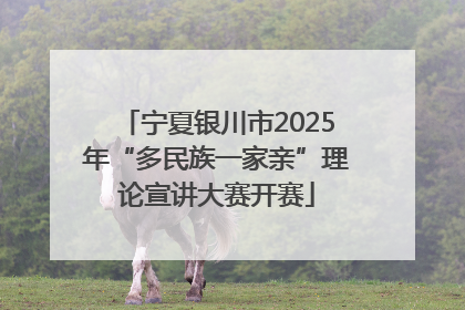 宁夏银川市2025年“多民族一家亲”理论宣讲大赛开赛
