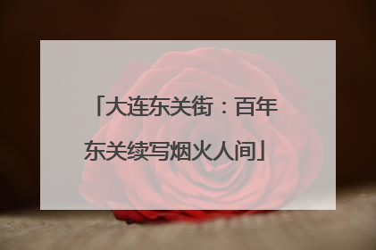 大连东关街：百年东关续写烟火人间