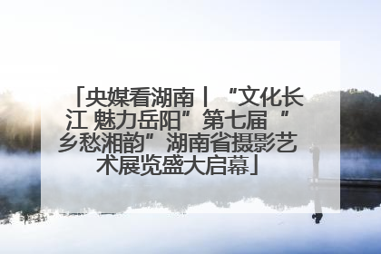 央媒看湖南丨“文化长江 魅力岳阳”第七届“乡愁湘韵”湖南省摄影艺术展览盛大启幕