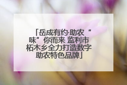岳成有约·助农“味”你而来 监利市柘木乡全力打造数字助农特色品牌