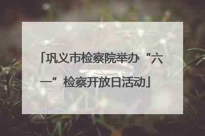 巩义市检察院举办“六一”检察开放日活动