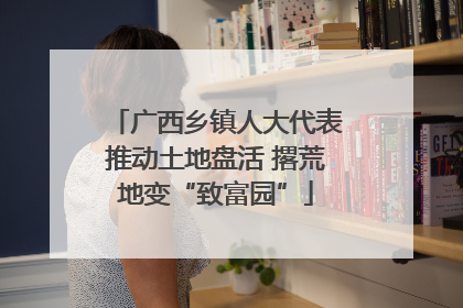 广西乡镇人大代表推动土地盘活 撂荒地变“致富园”