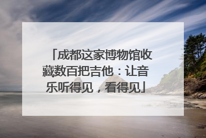 成都这家博物馆收藏数百把吉他：让音乐听得见，看得见