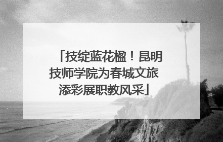 技绽蓝花楹！昆明技师学院为春城文旅添彩展职教风采