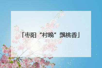 枣阳“村晚”飘桃香