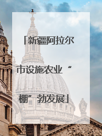 新疆阿拉尔市设施农业“棚”勃发展