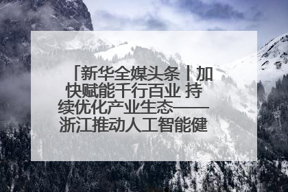 新华全媒头条丨加快赋能千行百业 持续优化产业生态——浙江推动人工智能健康有序发展观察