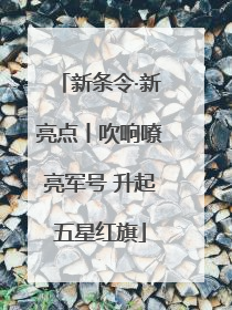 新条令·新亮点丨吹响嘹亮军号 升起五星红旗