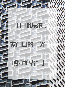 日照东港：家门口的“光明守护者”