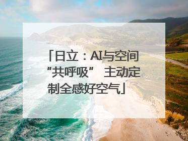 日立：AI与空间“共呼吸” 主动定制全感好空气
