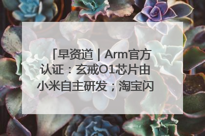早资道｜Arm官方认证：玄戒O1芯片由小米自主研发；淘宝闪购联合饿了么日订单超4000万