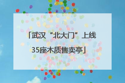 武汉“北大门”上线35座木质售卖亭