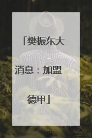 樊振东大消息：加盟德甲