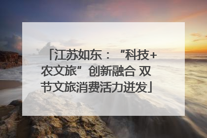 江苏如东：“科技+农文旅”创新融合 双节文旅消费活力迸发