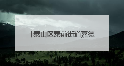 泰山区泰前街道嘉德社区：悦享文化盛宴，“嘉”持社区治理