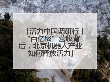 活力中国调研行丨 “百亿级”营收背后，北京机器人产业如何释放活力