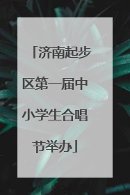 济南起步区第一届中小学生合唱节举办