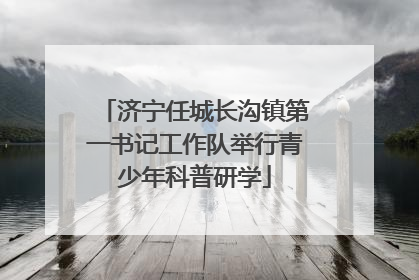 济宁任城长沟镇第一书记工作队举行青少年科普研学