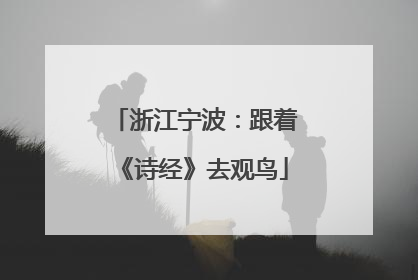 浙江宁波：跟着《诗经》去观鸟