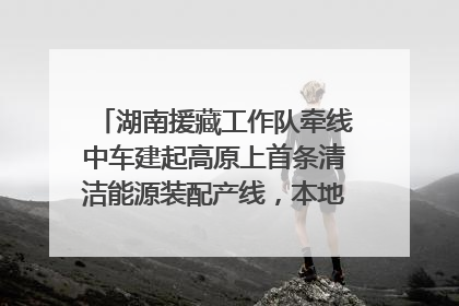 湖南援藏工作队牵线中车建起高原上首条清洁能源装配产线，本地大学生成车间检验员