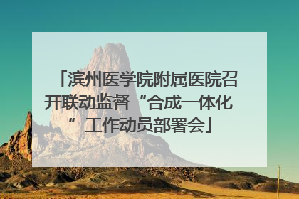 滨州医学院附属医院召开联动监督“合成一体化”工作动员部署会