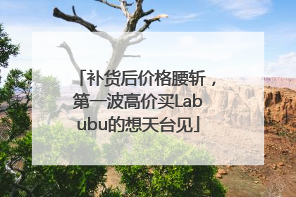 补货后价格腰斩，第一波高价买Labubu的想天台见