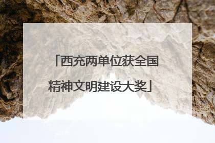西充两单位获全国精神文明建设大奖